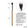 11Pcs Eco-Friendly Bamboo Handle Natural Hair Professional Makeup Brush Set/Kit Vegan Cruelty Free - Premium Synthetic Kabuki