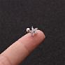 1 Pcs Piercing Earrings for Women Jewelry Broncos Heart Moon Star Stud Earrings Initial Ear Cartilage Earrings