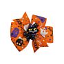 3 Inch Mini Halloween Hair Bows with Clips for Girls Handmade Ghost Pumpkin Pinwheel Hair Clips Hair Pin Accessories