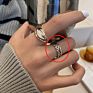Aug Jewelry Mixed Mixed Batch Optional 925 Silver Female Old Vintage Jewelry, Opening Adjustable Thai Silver Ring
