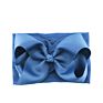 Baby 6 Inch Grosgrain Ribbon Big Bow Hair Band Soft Elastic Nylon Headband Baby Turban for Kids Headwrap Baby Hair Accessories