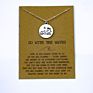 Beach Ocean Blue Wave Necklace Vacation Jewelry