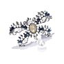 Brooch Accessories Royal Style Gem Butterfly Necklace Dual Brooch