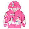 Children Jackets Girls Unicorn Hoodie Toddler for Baby Fleece Kids Fall Jackets