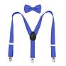 Classic Kids Boys and Girls Printed Polka Dots Suspenders with Bowties for Garments Accessories or Daily Decorations