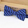 Classical Men's Bow Tie Plaid Striped Flexible Bowtie Smooth Necktie Soft Matte Butterfly Decorative Pattern Color Ties