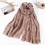 Cotton and Hemp Hollow Out Scarf Muslim Hijab Scarf Malaysia Arab Hijabs Scarfs Muslim