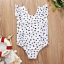 Leopard Baby One-Piece Swimsuit Bathing Kids Girls Tankini Swimwear