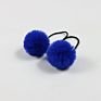 Cute Little Girls' Pompom Hair Ties Faux Fur Pom Pom Elastic Hairband Hair Ropes Hair Accessories