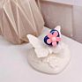 Cute Transparent Resin Ring for Women Simple Colorful Acrylic Ring Jewelry Cartoon Acrylic Flower Resin Rings