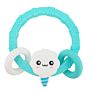 Design Bpa Free Easy to Hold Teething Rattle Shower Gift Infant Molar Toy Baby Teether Bracelet Ring