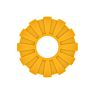 Design Sun Shape Bpa Free Silicone Food Grade Teething Toys Baby Teether