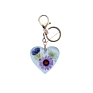 Dried Flower Natural Real Dry Flower Resin Ball Bottle Starry Pendant Keychain