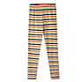 Drop Shipping Design Rainbow Color Stripped Kids Girls Legging