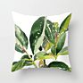 Fashionable Tropical Plant Polyester Hugging Pillow Case Office Fabric Sofa Cushion Cover Home Peach Skin Pillow Case