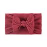 Fit All Baby Hair Accessories Large Bow Soft Elastic Various Color Baby Headbands Nylon Headband Baby Hairbands for Girls