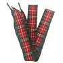 Flat Plaid Cotton Shoelaces Female 2.5 Cm Wide Ribbon Shoe Lace for Boot Sneaker 120 Cm