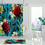 Flowers Printed Shower Curtains Bathroom Shower Curtain Waterproof Bath Screens Home Decorations Multi-Size Shower Curtains