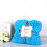 Fluffy Candy Color Flannel Cozy Soft Photo Posing Baby Blanket Kids Bedding Quilt Sofa Backseat Cover Pet Blanket