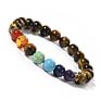 Free Sample Handmade Yoga Inspirational Bracelet, Natural Lava Stone Essential Oil Diffuser 7 Chakra Bead Bracelet