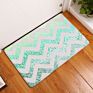 Geometry Pattern Cobblestone Door Mat Marble Semicircle Shiny Front Door Rugs Gold Powder Zigzag Homeware Diamond Large Sponge