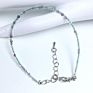 Handmade Gemstone Bracelet 2Mm Small Crystal Faceted Natural Gem Stone Beaded Adjustable Bracelet for Women Jewelry