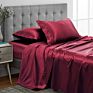 Home Textile Luxury Satin Sheet Sets - Extra Deep Pocket Sheet Sets Moisture Wicking, 4 Pieces Sheet Set