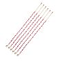 Hupo.Hutu Natural Minimalist Dainty Handmade Glass Cut String 18K Gold Plated Beading Crystal Bracelet for Women