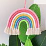 Ins Decoration Nordic Style Home Children's Room Decoration Pendant Woven Rainbow Hanging Wall Decoration