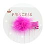 Kids Hair Accessories Small Furry Pom Pom Children Hair Clips