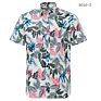 Latest Design Print Short Sleeve Cotton Hawaii Men Shirts