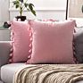 Luxury Boho Throw Pillow Covers 18 X 18 Tassel Macrame Cushion Cover Handmade Home Decor