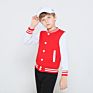 Men Unisex Button down College Letterman Bomber Jackets Baseball Varsity Jacket