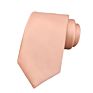 Most Popular of All Black Plain Ties Solid Color Satin Tie