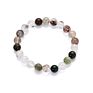 Natural Gemstone Bangles Healing Stone Beads Bracelets for Women Jewelry Pulsera Mujeres