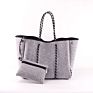 Neoprene Beach Tote Bag Women Shopping Bag Light and Soft Fabric Extra Large Capacity Eco-Friendly Single Shoulder Bag