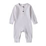 Newborn Baby Jumpsuit Cotton Spandex Baby Rompers Foreign Trade Unisex Baby Rib Rompers