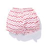 Newborn Infant Baby Girls Clothes Ruffle Ribbed Knitted Plain White Baby Girl Bloomers