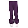 No Moq Stock Rts Multiple Colors Kids Baby Girls Children Toddler Cotton Triple Icings Leggings Plain Ruffle Pants