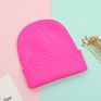 Premium Plain Toddle Acrylic Knitted Hats Baby Beanie Kids Warm Cap