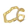 1PCS 18K gold plated ear clip women