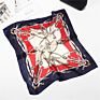 Satin Bandana Women Square Small Bag Wrap Bohemian Retro Silk Scarf