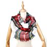 Sell Acrylic Woven Infinity for Basic Multi Color Plaids Loop Scarf