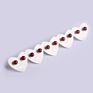 Small Stud Earrings for Women Sterling Silver 925 Jewellery Circle Crystals Natural Stone Earring