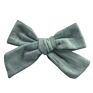 Soft Cotton Linen Fabric Bow Hair Clips Schoolgirl Sailor Bow Clips Baby Girls Hair Accessories