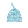 Stretchy Soft Top Knot Baby Beanie Hat