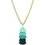 Style Multiple Necklace Layer Tassel Pendant Wood Necklace