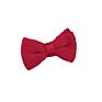 Super Adult Red Solid Color Yellow Stripe Knitted Bow Ties for Men