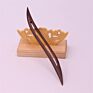 Vintage Retro Chinese Black Wooden Sandalwood Carved Long Horn Fork Pen Hairpin Wood Chopsticks Hair Sticks Pins Picks for Women