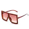 Yiding Squared Uv 400 Protection Rhinestone Oversized Shades Diamond Sunglasses Women Sun Glasses Shades with Rhinestones
